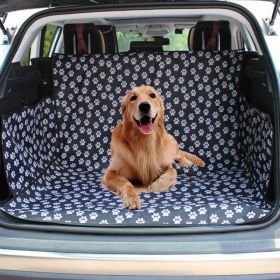 Pet Carriers Dog Car Seat Cover Trunk Mat Cover Protector Carrying For Cats Dogs transportin perro autostoel hond (Color: Black)